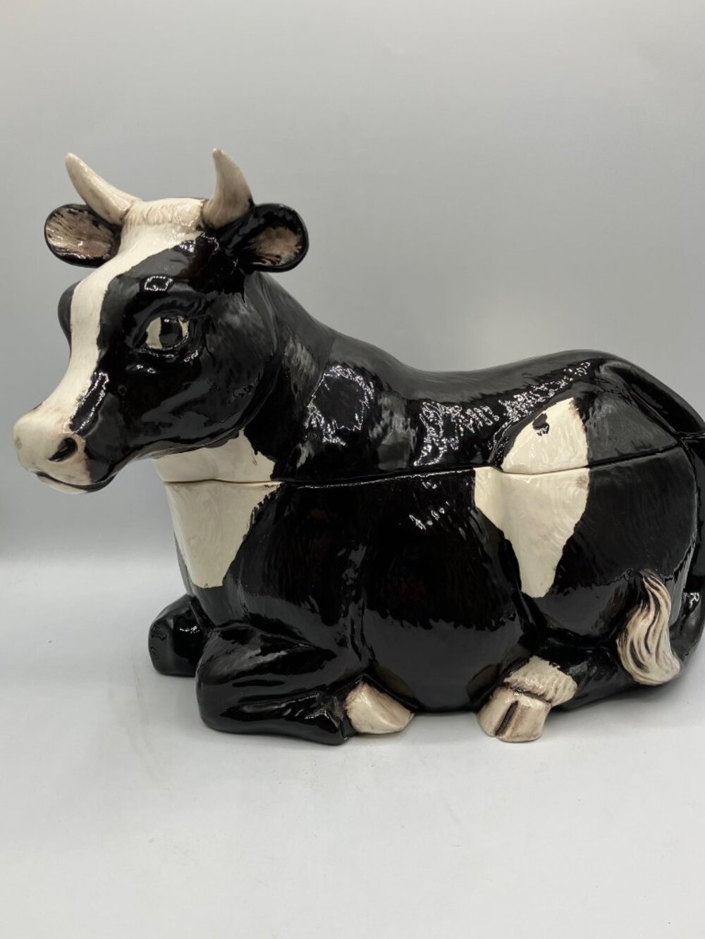Cow/Bull Cookie Jar Hobbyist Piece Vintage Good Condition